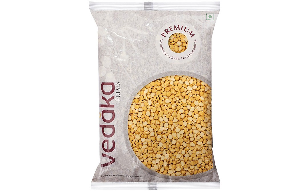 Vedaka Premium Chana Dal   Pack  500 grams
